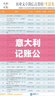 意大利记账公司排名揭晓,权威榜单助你快速了解行业佼佼者