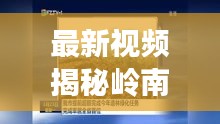 最新视频揭秘岭南新面貌,今日印象更新资讯